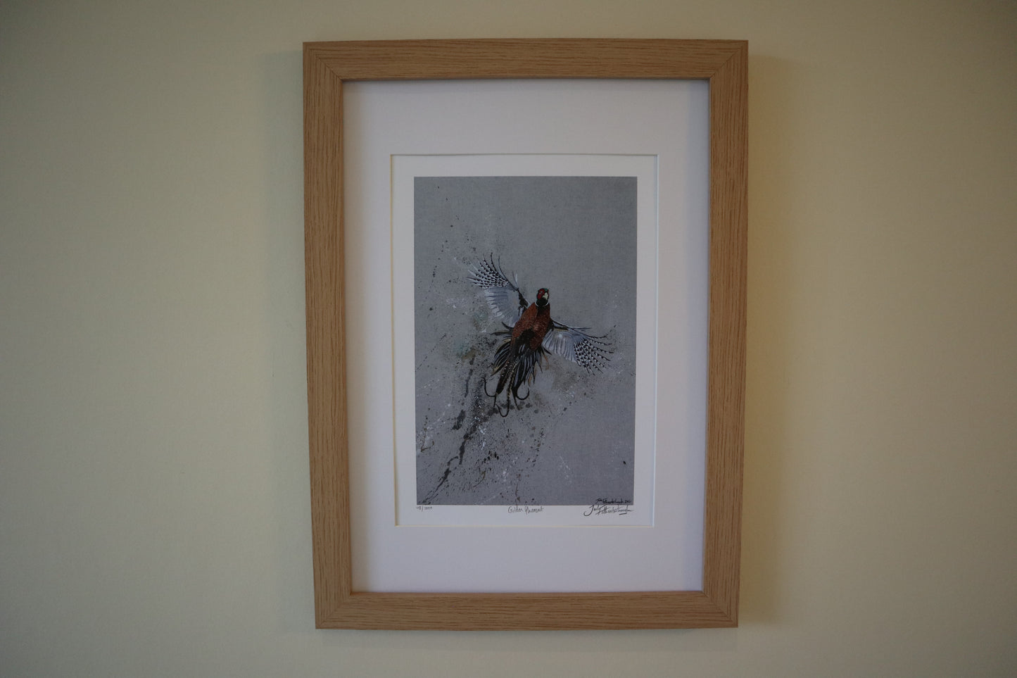 Framed Golden Pheasant