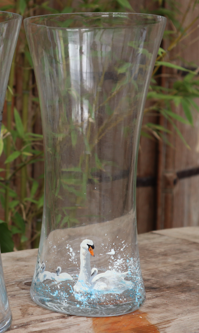 Swan and Signet Vase