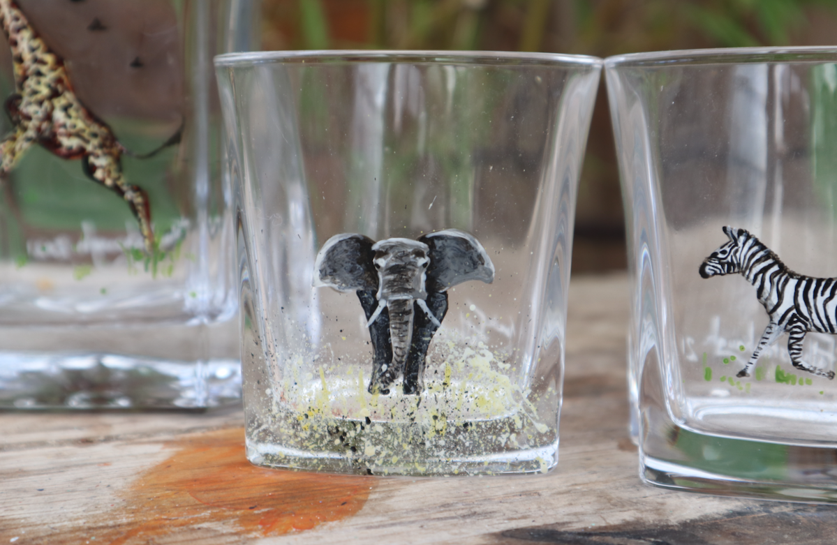 Safari Decanter and glass set