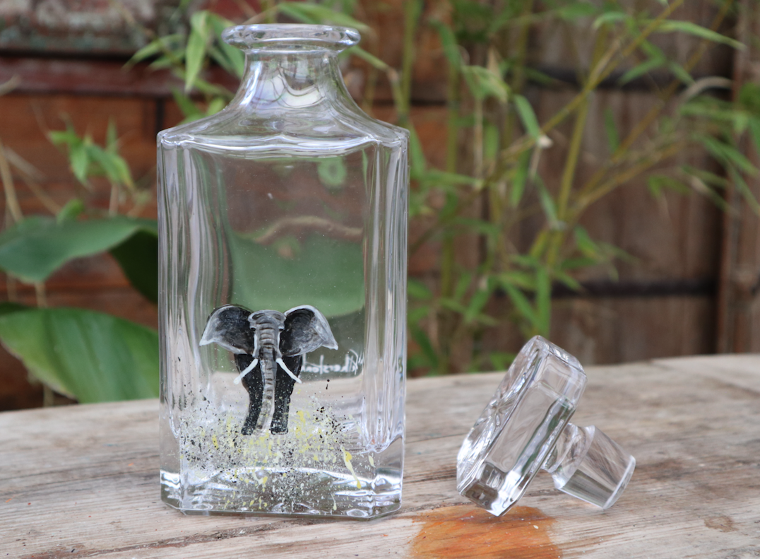 Lonely Elephant Decanter