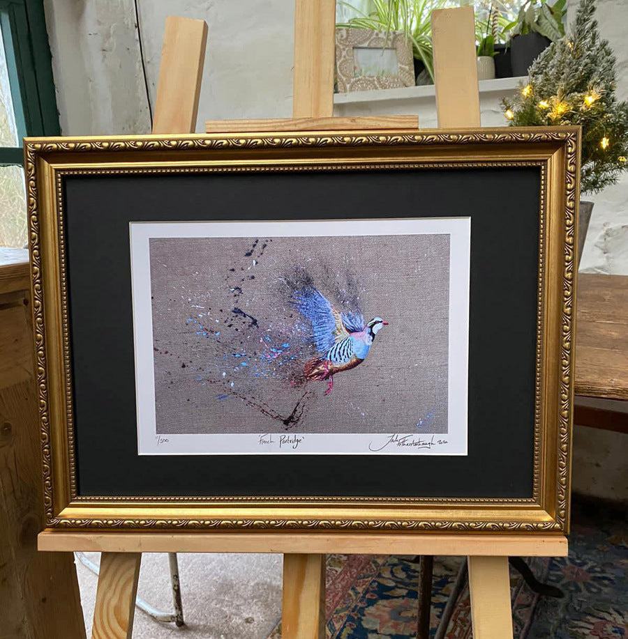 Framed French Partridge