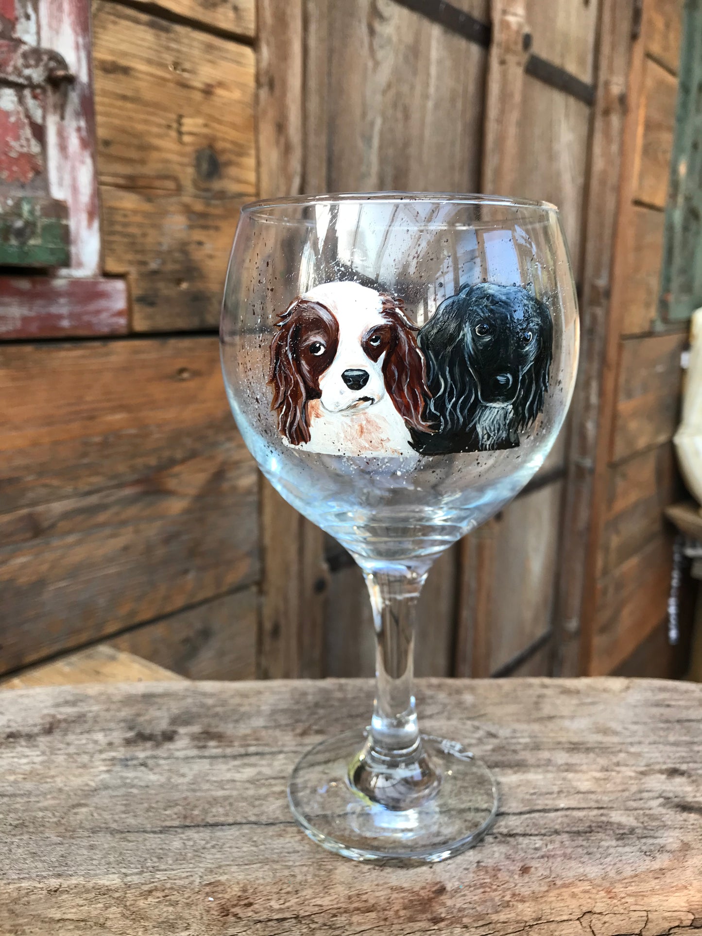 Pet PAWtraits Hand painted on Glassware