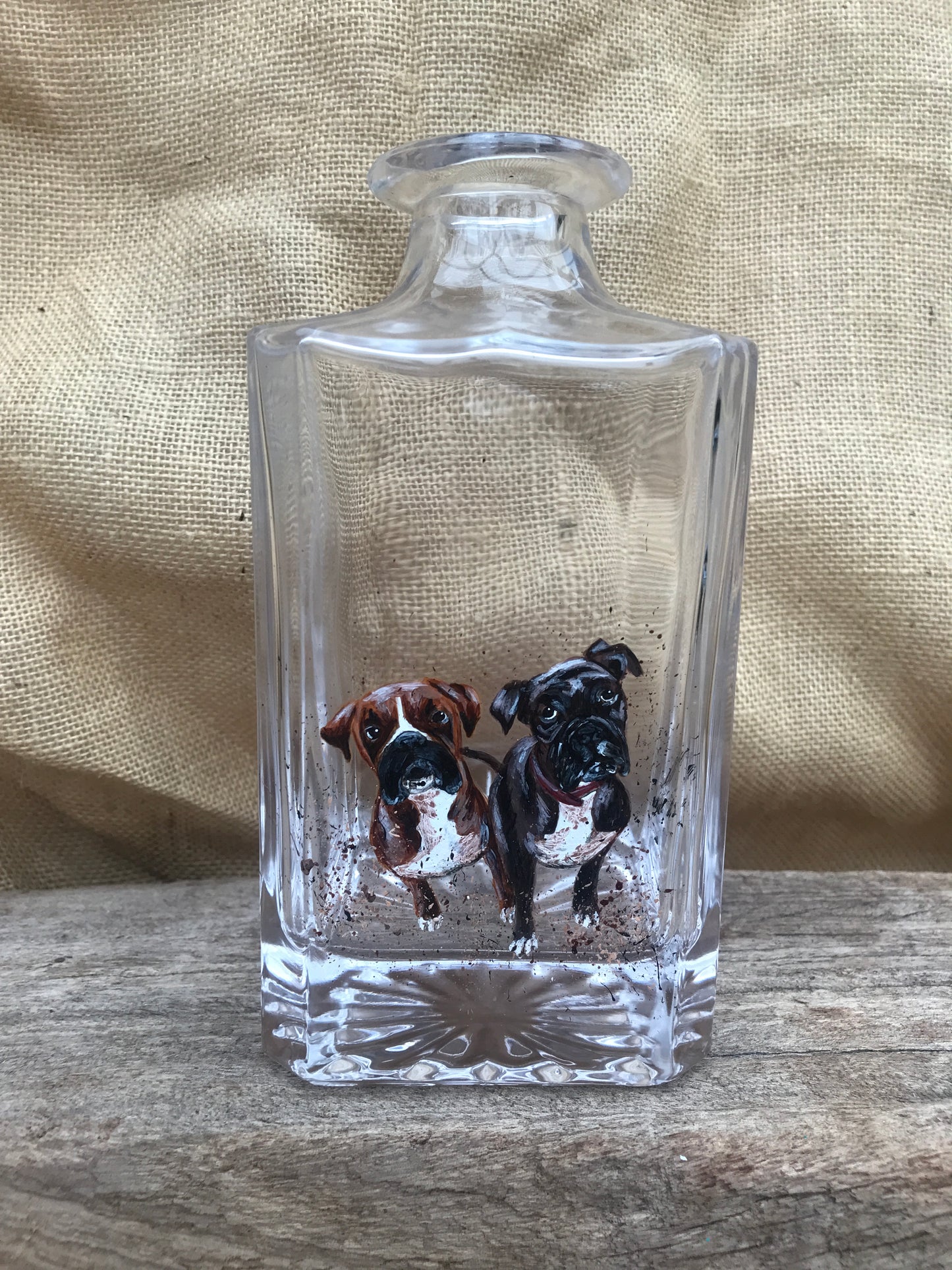 Pet PAWtraits Hand painted on Glassware
