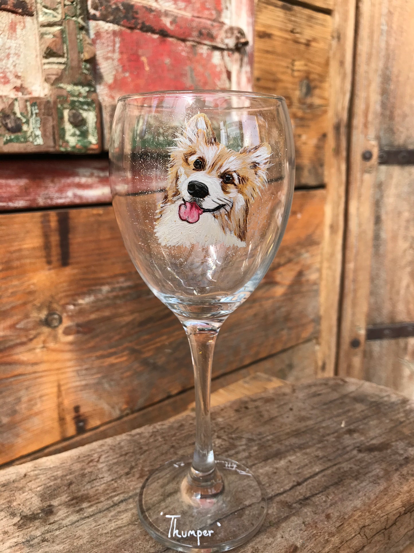 Pet PAWtraits Hand painted on Glassware