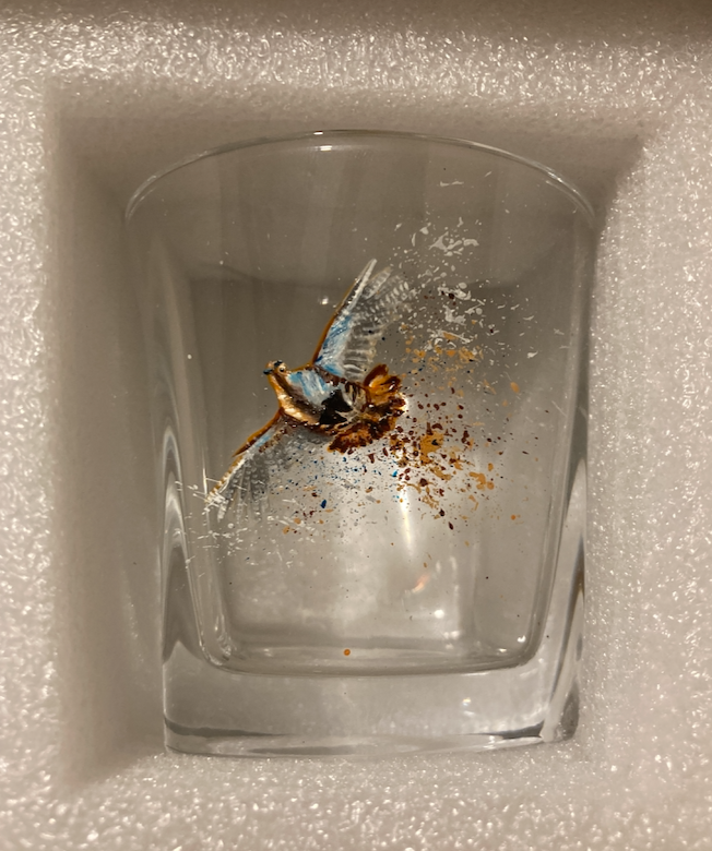 Partridge & Pheasant Shooter Decanter / Glasses