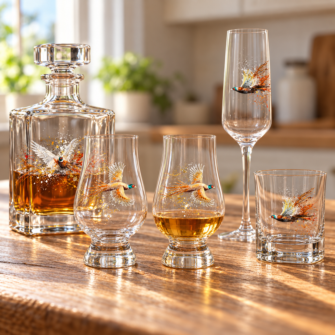 Pheasant Glasses: How to Spot a Hand-Painted Pair Worth Clinking
