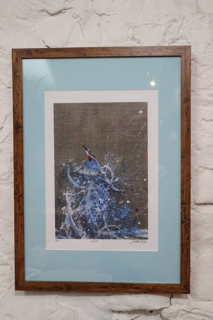 39/100 Kingfisher in a limited edition Frame