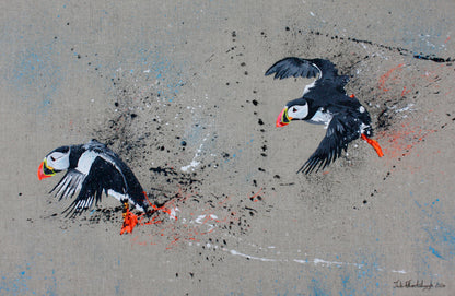 Pair of Puffins Art Prints by Jack Fetherstonhaugh – photo 4 of 4