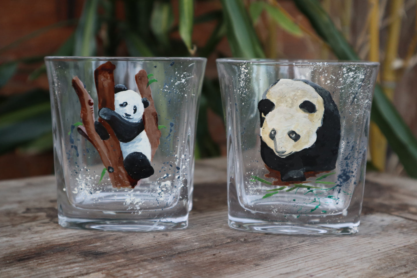 Panda Decanter and glass set