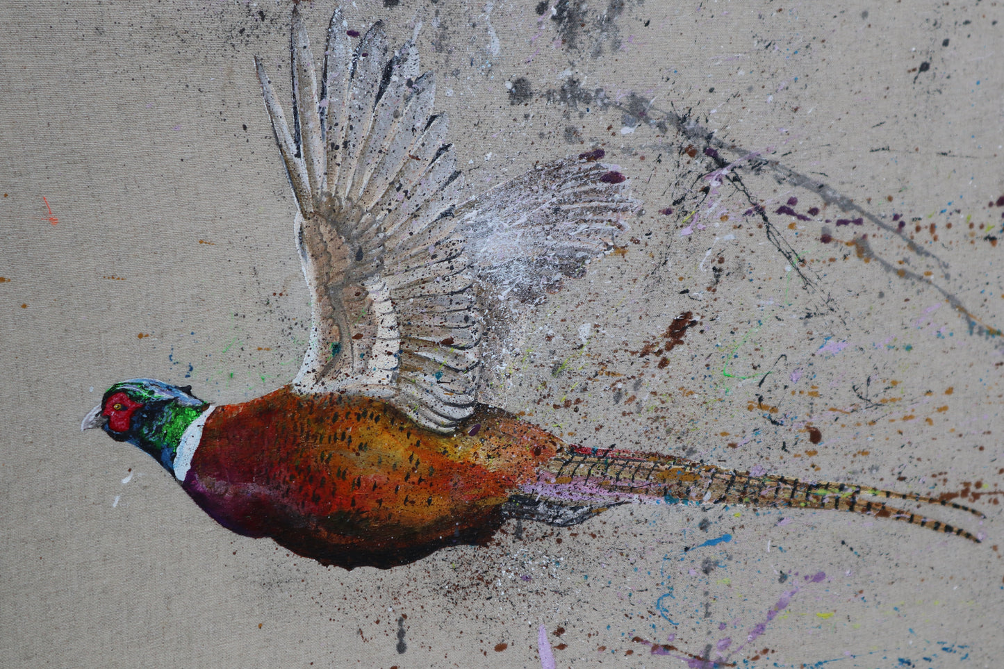 Single Pheasant Painting - Original Artwork