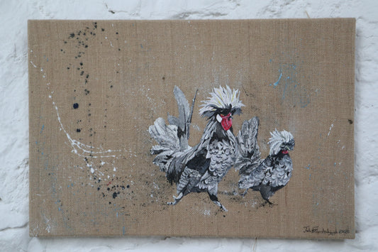 Polish Chickens - Original Artwork