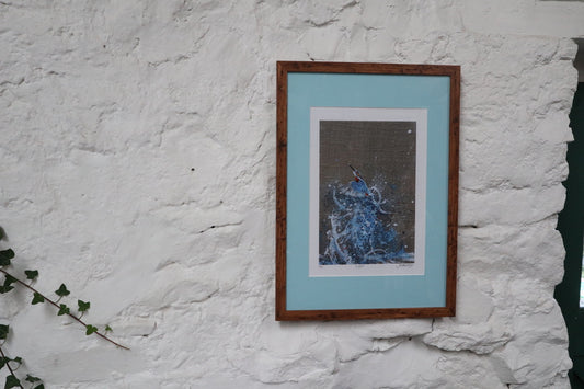 39/100 Kingfisher in a limited edition Frame