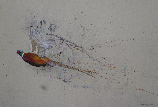 Single Pheasant Painting - Original Artwork