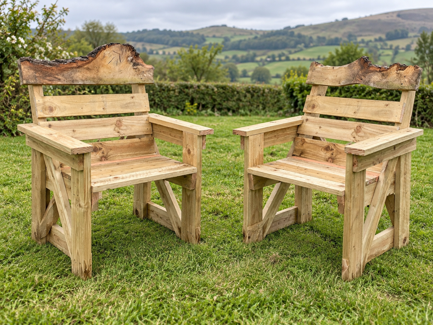 THE TWO LAZY BASTARDS — £795 THE PAIR