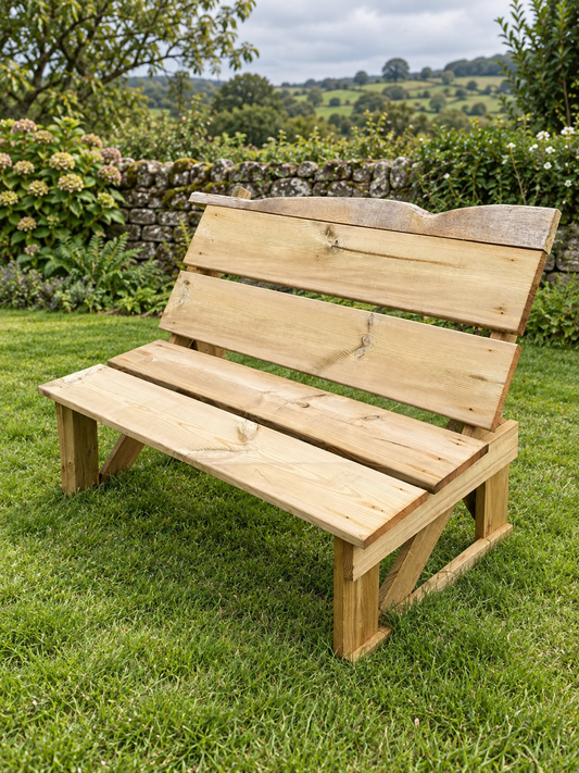 LAID BACK NO-NONSENSE BENCH - £375