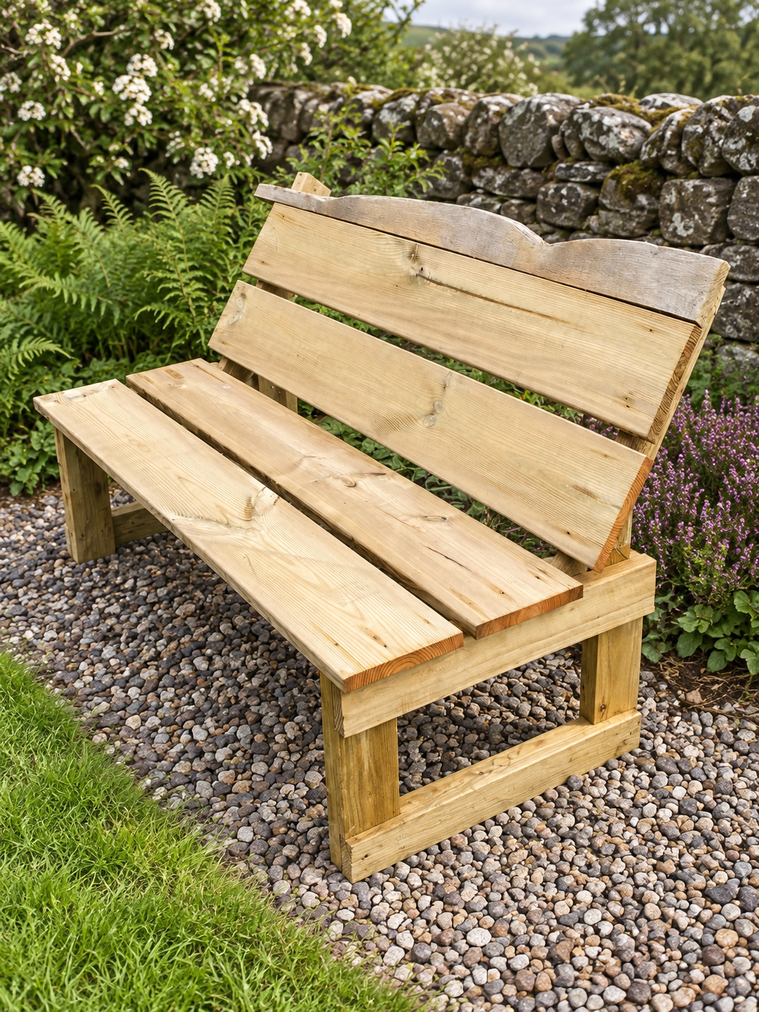LAID BACK NO-NONSENSE BENCH - £375