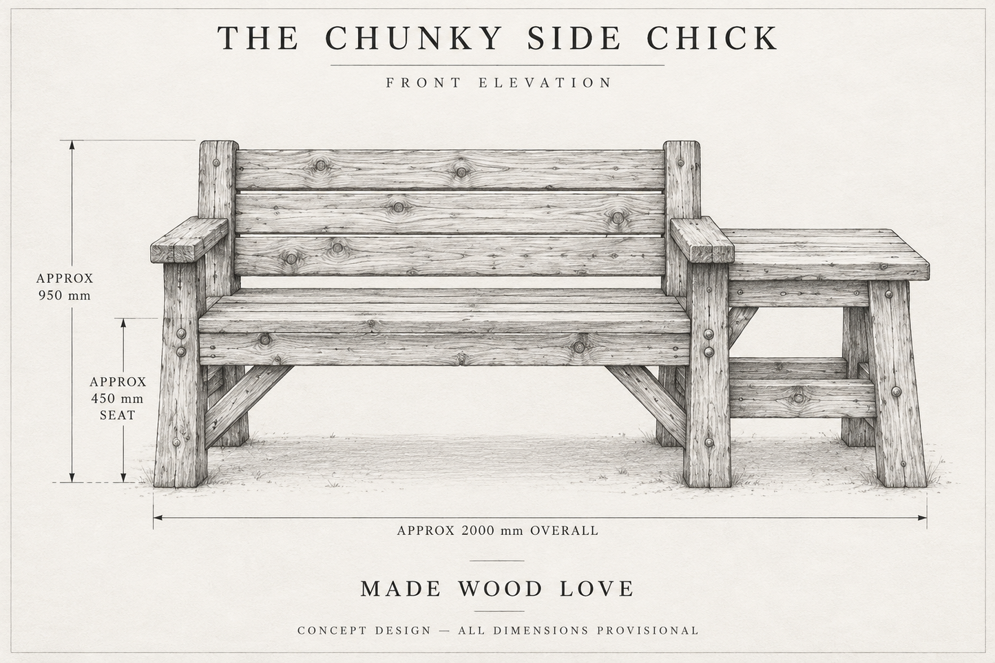 THE CHUNKY SIDE CHICK - £545