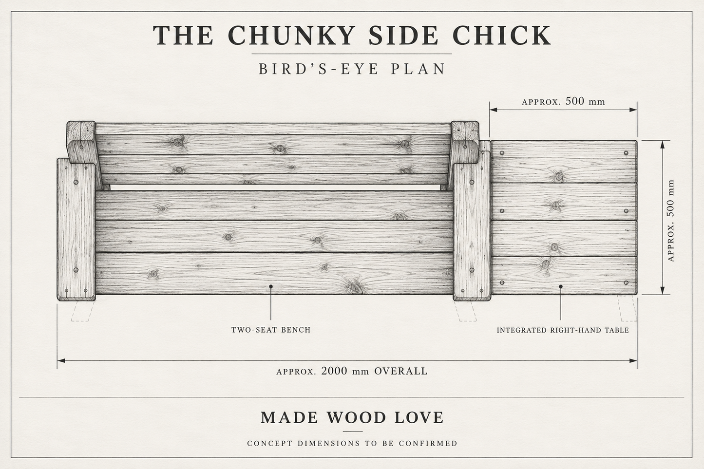 THE CHUNKY SIDE CHICK - £545