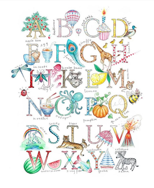 Illustrated Alphabet ABC