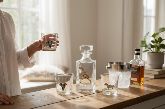 Safari Decanter and glass set
