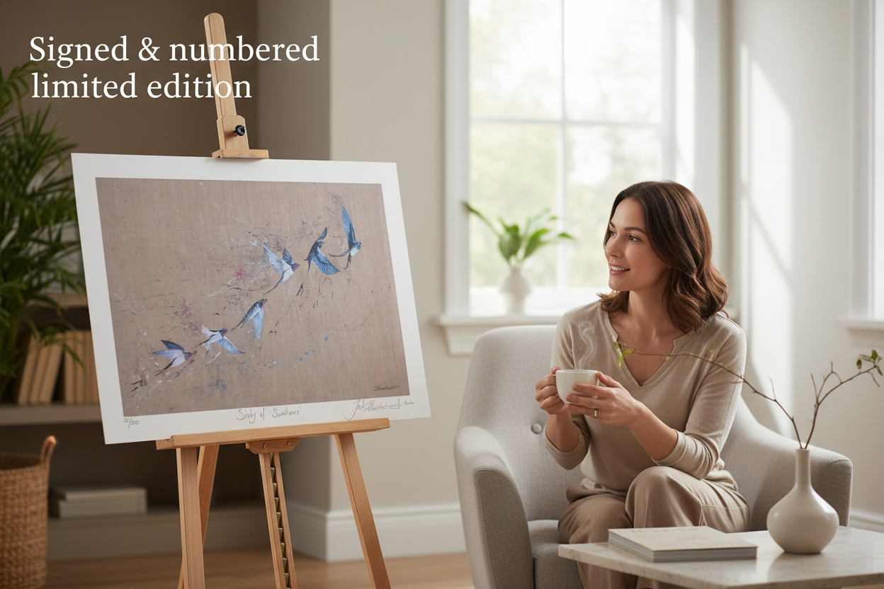 Study of Swallows Prints