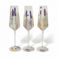 Hand-Painted Floral Champagne Glass – 280 ml by Jack Fetherstonhaugh – photo 2 of 6