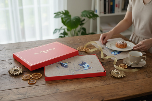 Beautifully boxed and gift-ready, this set of six placemats makes a thoughtful and practical present for any home.