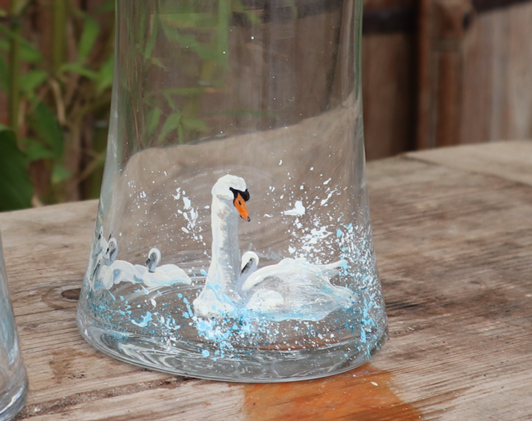 Swan and Signet Vase