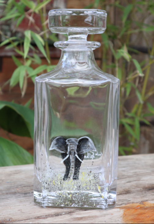 Lonely Elephant Decanter