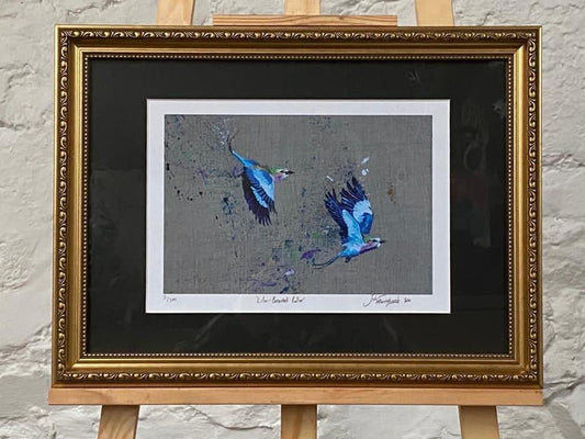 Framed Lilac Breasted Rollers