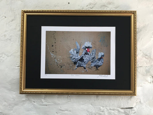 Framed Polish Chicken Print