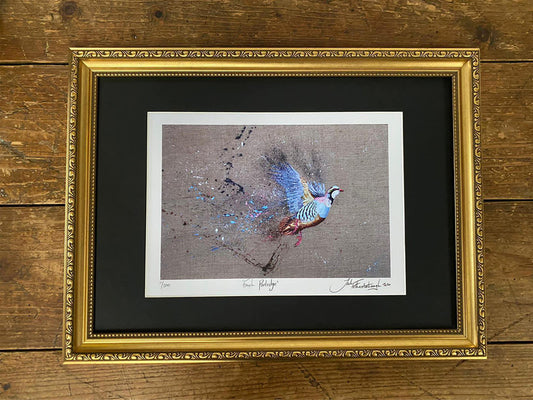 Framed French Partridge
