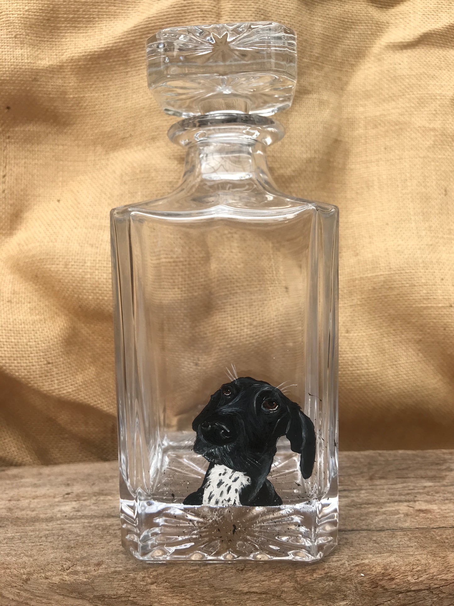 Pet PAWtraits Hand painted on Glassware
