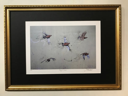 Framed Covey Of Grouse by Jack Fetherstonhaugh – photo 1 of 5