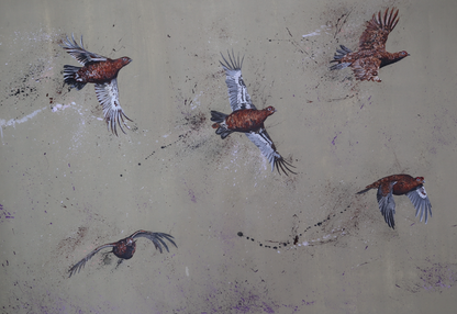 Framed Covey Of Grouse by Jack Fetherstonhaugh – photo 3 of 5